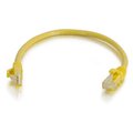 Fasttrack 6 in. Cat6 Snagless Unshielded-UTP Ethernet Network Patch Cable - Yellow FA2103795